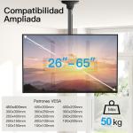 Ceiling TV Mount for 26-65 Inch Screens