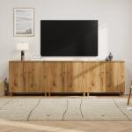 WAMPAT 106" Modern TV Stand with Storage
