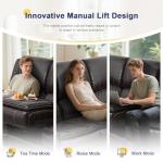 MOSGAT 3-Seater Recliner Sofa with USB and Storage