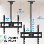 Ceiling TV Mount for 26-65 Inch Screens