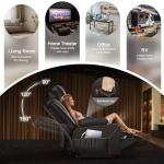 MOSGAT 3-Seater Recliner Sofa with USB and Storage