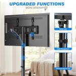 Rfiver Rolling Mobile TV Cart for 23-65 Inch Screens