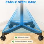 Rfiver Rolling Mobile TV Cart for 23-65 Inch Screens