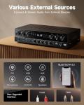 Donner 1000W 6-Channel Bluetooth Audio Amplifier