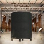 LITTOAK 100W 6.5’’ Powered Home Theater Subwoofer