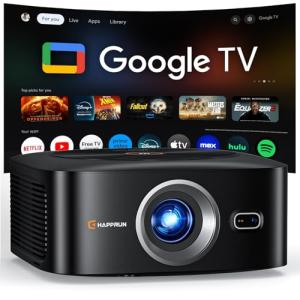 HAPPRUN 4K Google TV Smart Projector