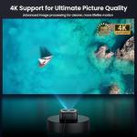 HAPPRUN 4K Google TV Smart Projector