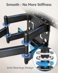 Ultra Slim Full Motion TV Wall Mount 37-90