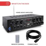 Pyle 750W Bluetooth Home Audio Amplifier System