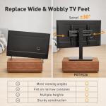 Adjustable Swivel TV Stand for 32–70 Inch TVs