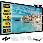 Frocopo 100-Inch Double-Sided Outdoor Projection Screen