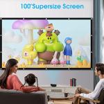 Frocopo 100-Inch Double-Sided Outdoor Projection Screen