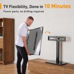 Adjustable Swivel TV Stand for 32–70 Inch TVs