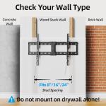 Fixed Wall Mount for 37-86 Inch TVs