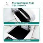 Wireless Charging Reclining Home Theater Loveseat with Speakers