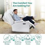 Wireless Charging Reclining Home Theater Loveseat with Speakers