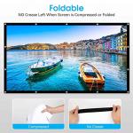 Frocopo 100-Inch Double-Sided Outdoor Projection Screen
