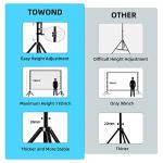 TOWOND 180-Inch Outdoor Projector Screen with Stand