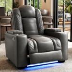 VanAcc Dual Motor Recliner Couch with USB Ports
