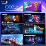 Hisense 65” QD7 Mini-LED 4K Smart TV