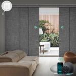 Yoolax Motorized Sliding Door Blinds - Dark Grey