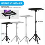 Adjustable Tripod Projector Stand with Gooseneck Holder