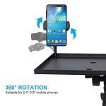 Adjustable Tripod Projector Stand with Gooseneck Holder