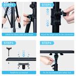 Adjustable Tripod Projector Stand with Gooseneck Holder