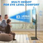 Adjustable Swivel Floor TV Stand for 32-60 Inch TVs