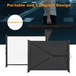 50-Inch Portable Projector Screen with Stand