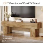 Tribesigns 63" Farmhouse TV Stand and Media Console