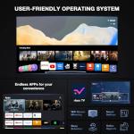 Smart Mini Projector with WiFi and 1080P Native Resolution