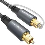 Warrky 6ft Optical Audio Cable for Home Theater