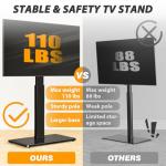 TAVR Universal Floor TV Stand for 32-75 Inch TVs
