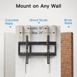 Pipishell Low Profile Tilt TV Wall Mount 37-85 Inch