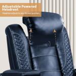 ANJ Power Recliner Chairs Set with LED Lighting