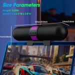 BESTISAN Bluetooth Gaming Soundbar with RGB Lights