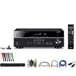 Yamaha RX-V385 5.1 Surround Sound AV Receiver Bundle