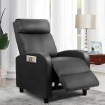 Furniwell Adjustable PU Leather Recliner Chair