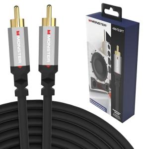 Monster Essentials 13.1ft RCA Subwoofer Cable
