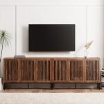 Farmhouse TV Stand for 100-inch TVs with Storage