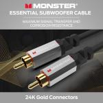 Monster Essentials 13.1ft RCA Subwoofer Cable
