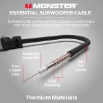 Monster Essentials 13.1ft RCA Subwoofer Cable
