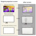 XINLEMY 150-Inch 4K Portable Projector Screen