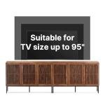 Farmhouse TV Stand for 100-inch TVs with Storage