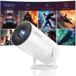 WISHOLY Mini Projector with WiFi and Bluetooth