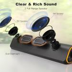 SOULION R50 Bluetooth Speakers with Colorful LED Lights