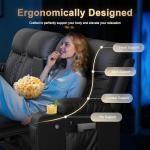 DG PEAFOWL 4-Seat Recliner Sofa with USB Ports