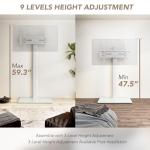 Universal Floor TV Stand with Swivel Mount