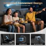 DG PEAFOWL 4-Seat Recliner Sofa with USB Ports